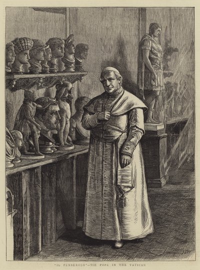 Rome, a Carnival Contrast, Il Penseroso, the Pope in the Vatican by Francis S. Walker